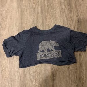 Cropped North Face Shirt
